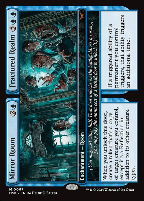 MTG Mirror Room // Fractured Realm DSK 067 Regular Foil