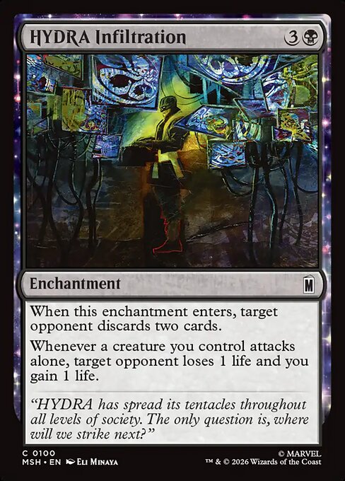 MTG HYDRA Infiltration MSH 100 Regular Nonfoil