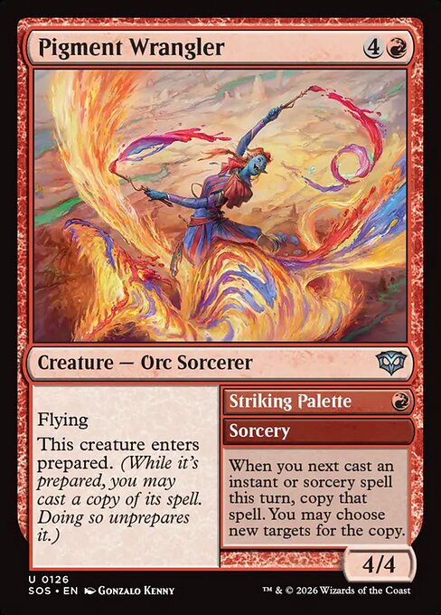 MTG Pigment Wrangler // Striking Palette SOS 126 Regular Nonfoil