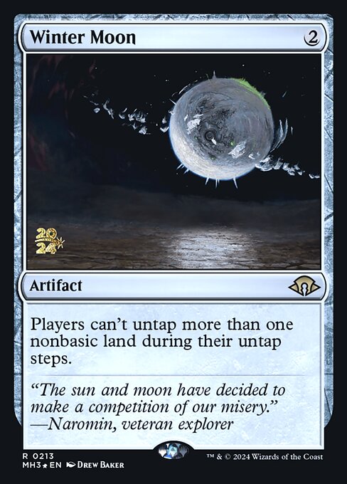 MTG Winter Moon PMH3 213s Prerelease Foil