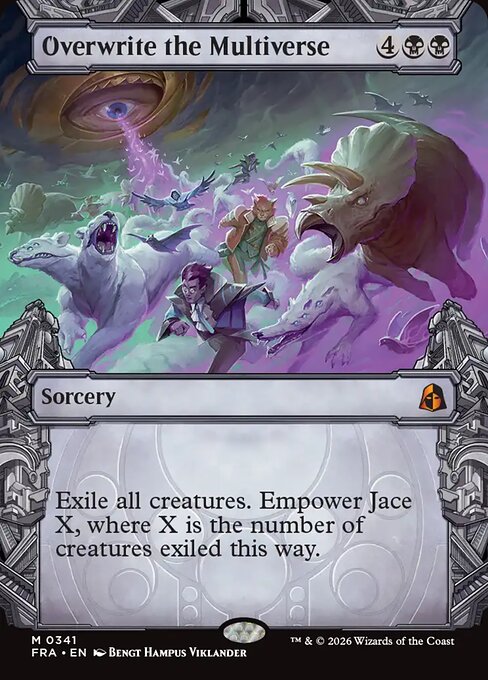 MTG Overwrite the Multiverse FRA 341 Sculptor's Stronghold Nonfoil front