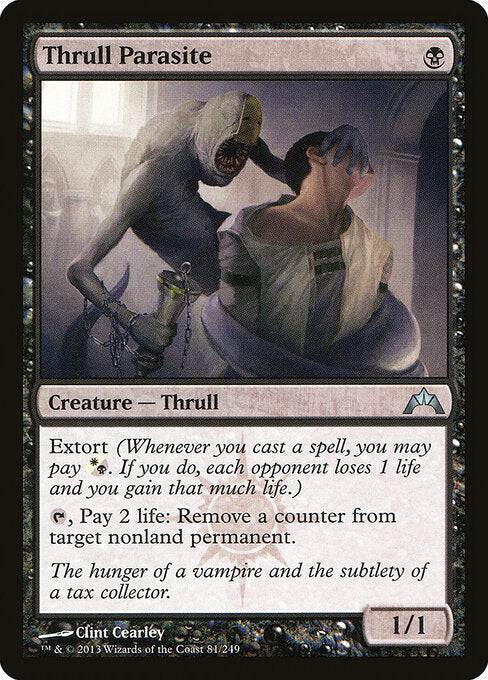 MTG Thrull Parasite GTC 081 Regular Foil