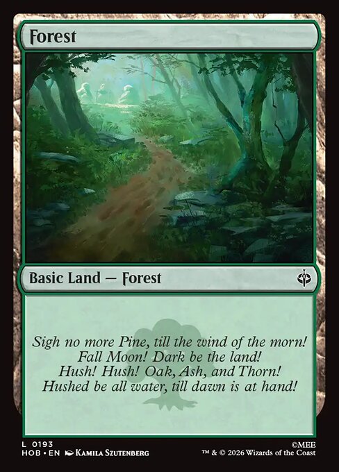 MTG Forest HOB 193 Regular Nonfoil