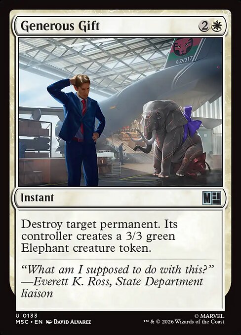 MTG Generous Gift MSC 133 Regular Nonfoil