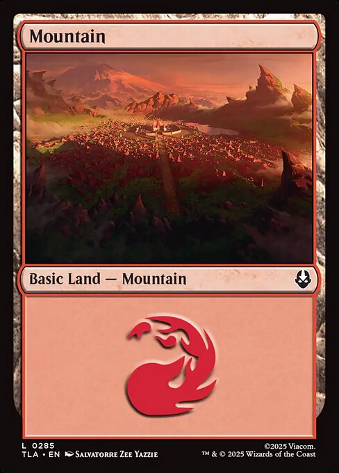 MTG Mountain TLA 285 Regular Nonfoil