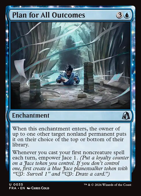 MTG Plan for All Outcomes FRA 035 Standard Foil front