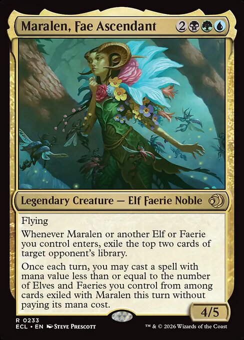 MTG Maralen, Fae Ascendant ECL 233 Regular Foil