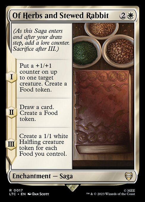 MTG Of Herbs and Stewed Rabbit LTC 017 Regular Nonfoil