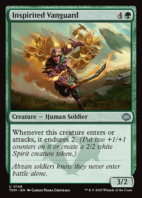 MTG Inspirited Vanguard TDM 146 Regular Nonfoil