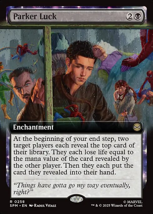MTG Parker Luck SPM 258 Extended Art Nonfoil