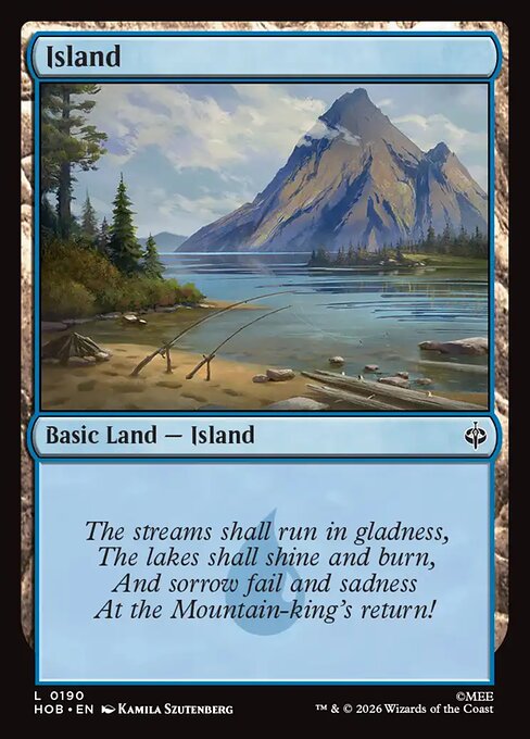 MTG Island HOB 190 Regular Nonfoil