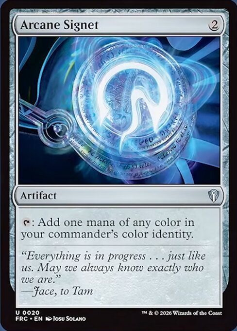 MTG Arcane Signet FRC 020 Standard Nonfoil front