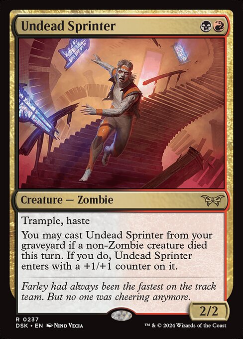 MTG Undead Sprinter DSK 237 Regular Nonfoil