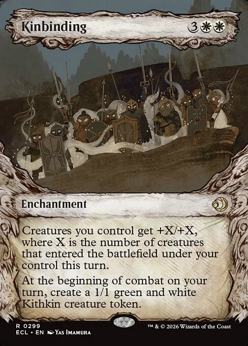 MTG Kinbinding ECL 299 Borderless Foil