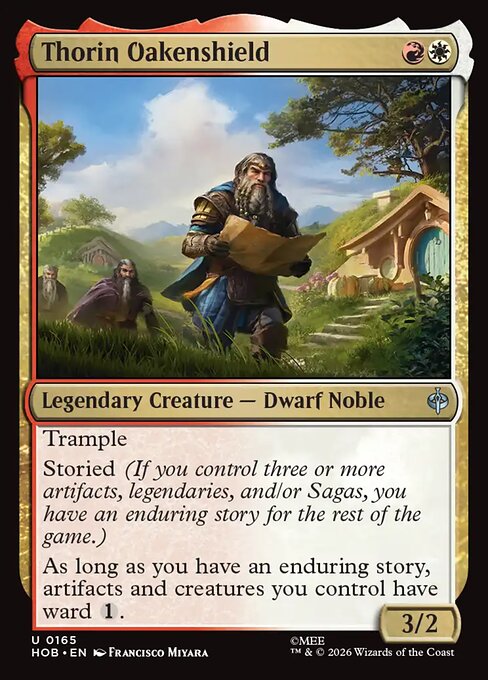 MTG Thorin Oakenshield HOB 165 Regular Nonfoil