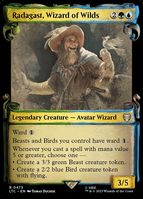 MTG Radagast, Wizard of Wilds LTC 473 Alternate Art Nonfoil