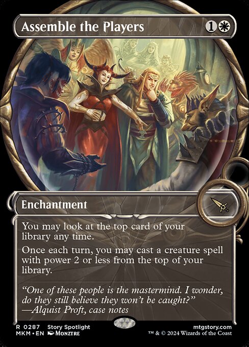 MTG Assemble the Players MKM 287 Showcase Magnified Foil