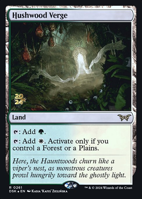 MTG Hushwood Verge PDSK 261s Prerelease Foil