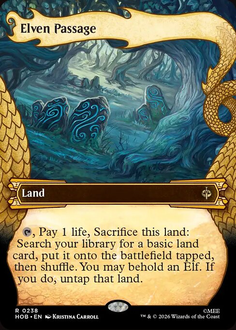 MTG Elven Passage HOB 238 Alternate Art Foil