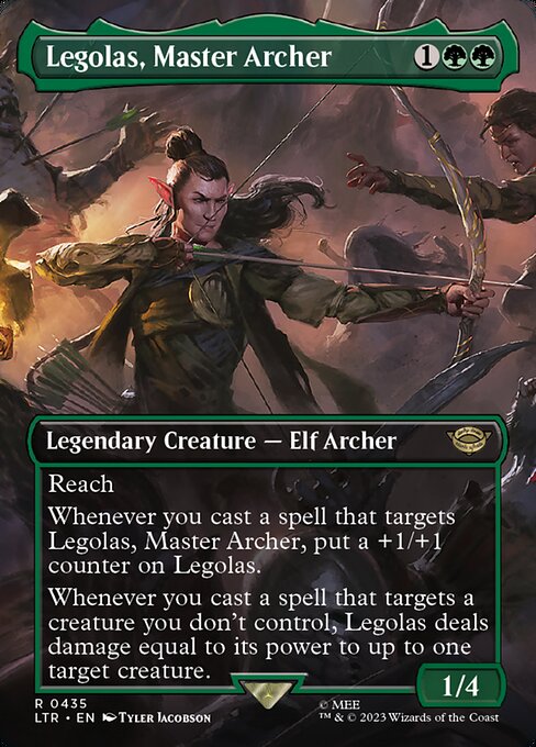 MTG Legolas, Master Archer LTR 435 Borderless Nonfoil