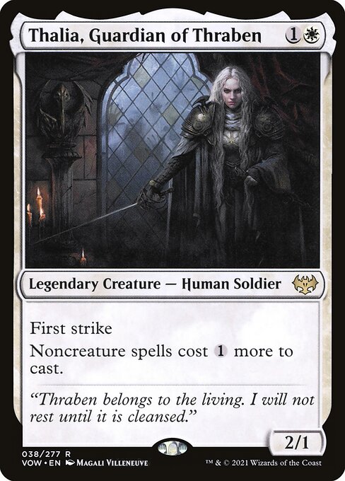 MTG Thalia, Guardian of Thraben VOW 038 Standard Nonfoil front