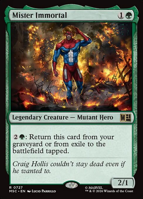MTG Mister Immortal MSC 727 Regular Foil