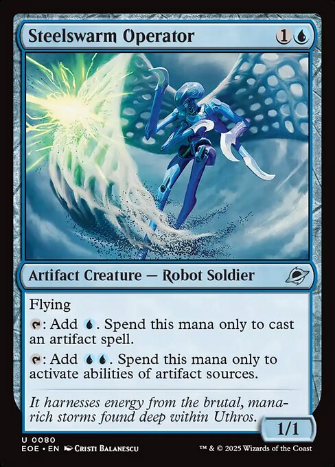 MTG Steelswarm Operator EOE 080 Regular Foil