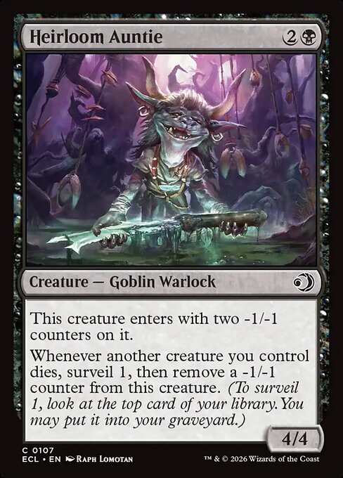 MTG Heirloom Auntie ECL 107 Regular Foil