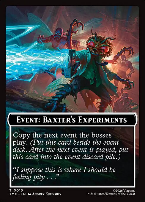 MTG Event: Baxter's Experiments Token TMC 015 Token Nonfoil