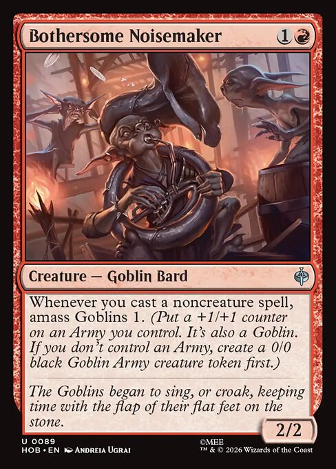 MTG Bothersome Noisemaker HOB 089 Regular Foil