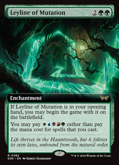 MTG Leyline of Mutation DSK 382 Extended Art Foil