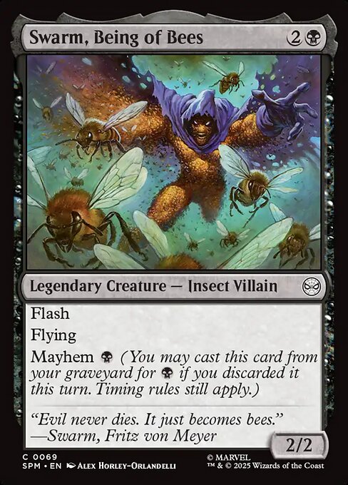 MTG Swarm, Being of Bees SPM 069 Regular Nonfoil