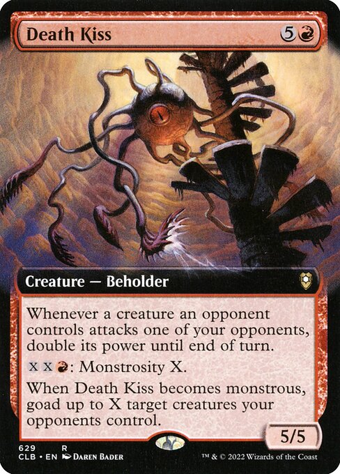 MTG Death Kiss CLB 629 Extended Art Nonfoil