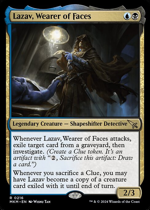 MTG Lazav, Wearer of Faces MKM 216 Regular Nonfoil