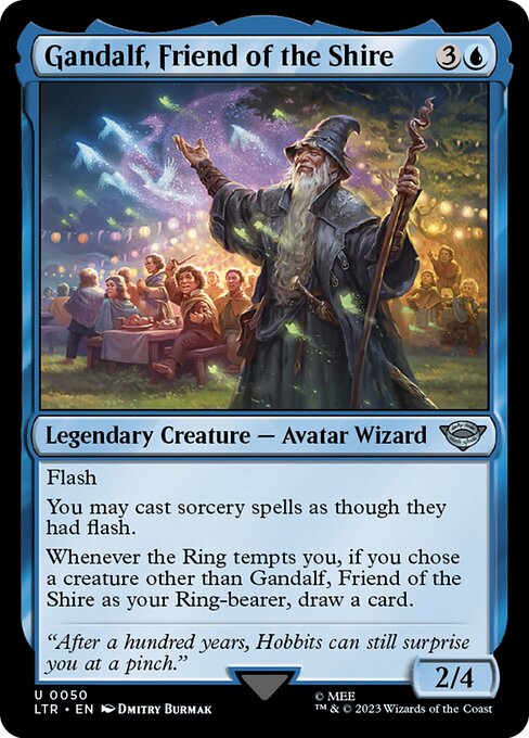 MTG Gandalf, Friend of the Shire LTR 050 Regular Nonfoil