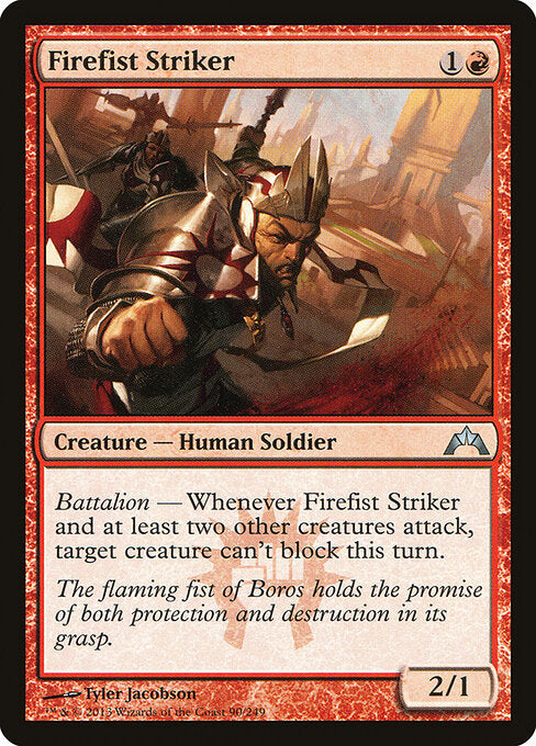 MTG Firefist Striker GTC 090 Regular Foil