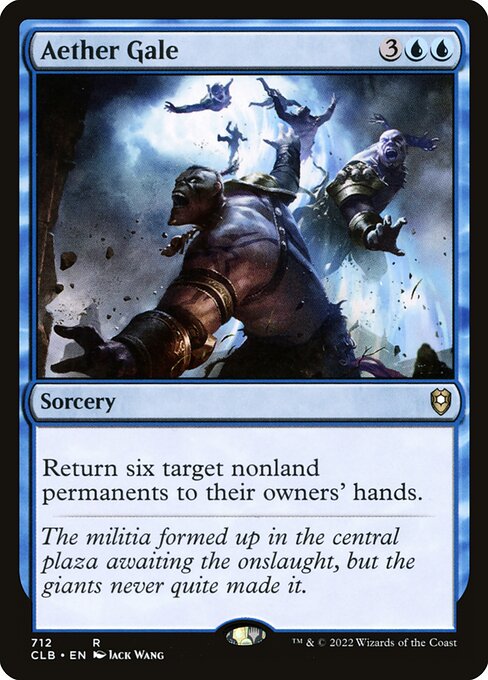 MTG Aether Gale CLB 712 Commander Deck Nonfoil
