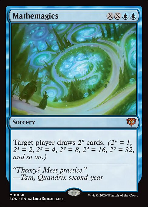 MTG Mathemagics SOS 058 Regular Foil