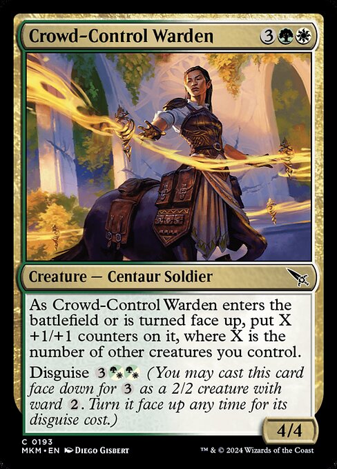 MTG Crowd-Control Warden MKM 193 Regular Foil