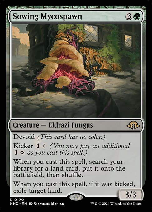 MTG Sowing Mycospawn MH3 170 Regular Nonfoil