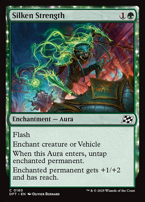 MTG Silken Strength DFT 180 Regular Nonfoil