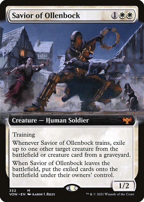 MTG Savior of Ollenbock VOW 352 Extended Art Nonfoil front