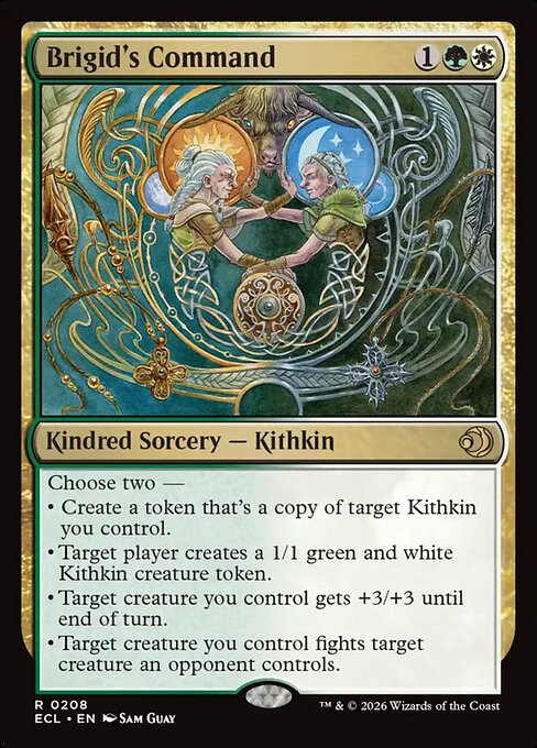 MTG Brigid's Command ECL 208 Regular Foil