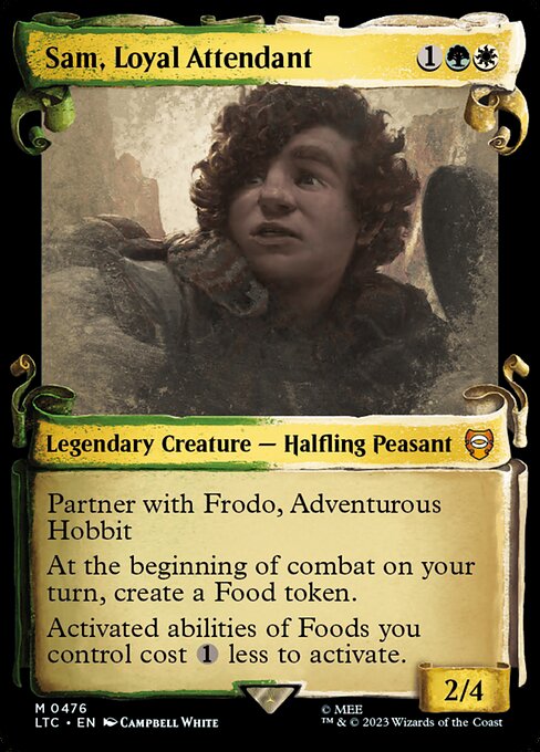 MTG Sam, Loyal Attendant LTC 476 Alternate Art Foil