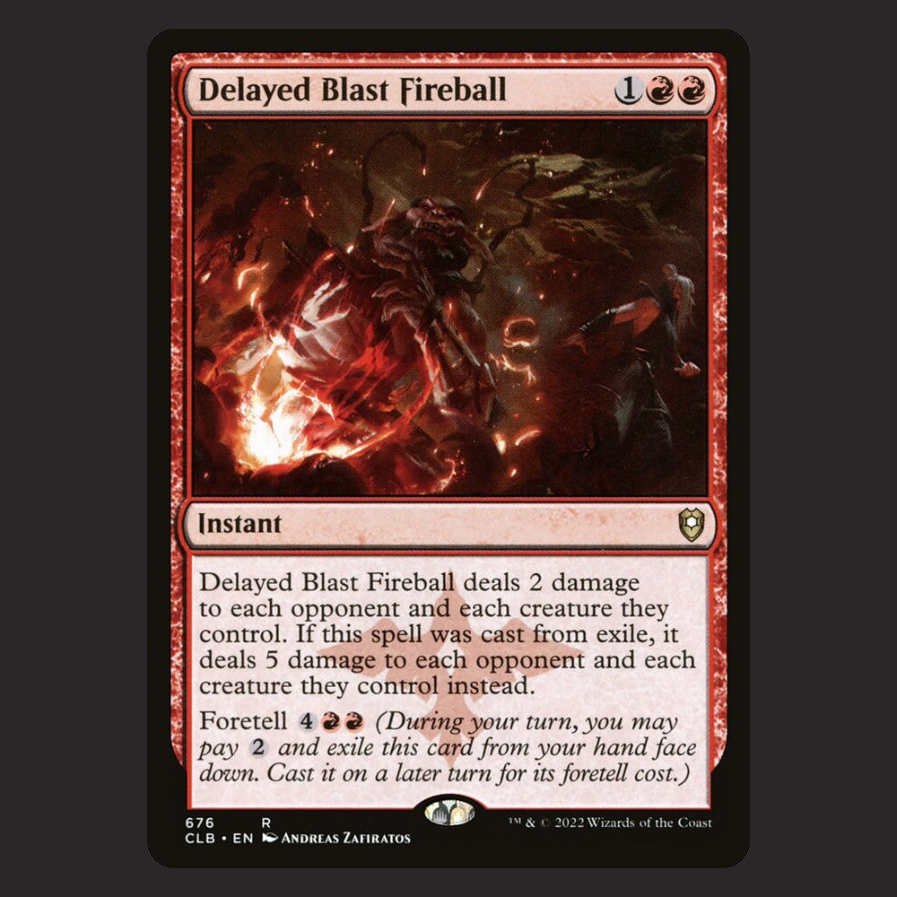 MTG Single Delayed Fireball CBL Commander Legends Baldurs Gate