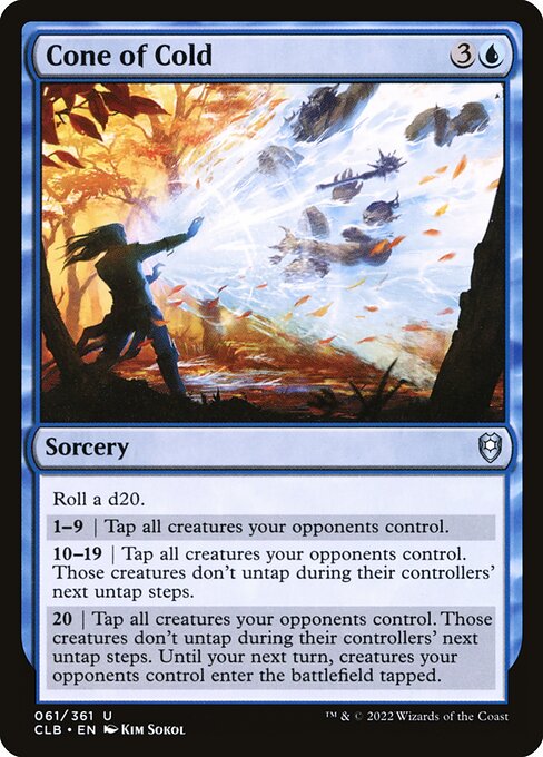 MTG Cone of Cold CLB 061 Regular Foil