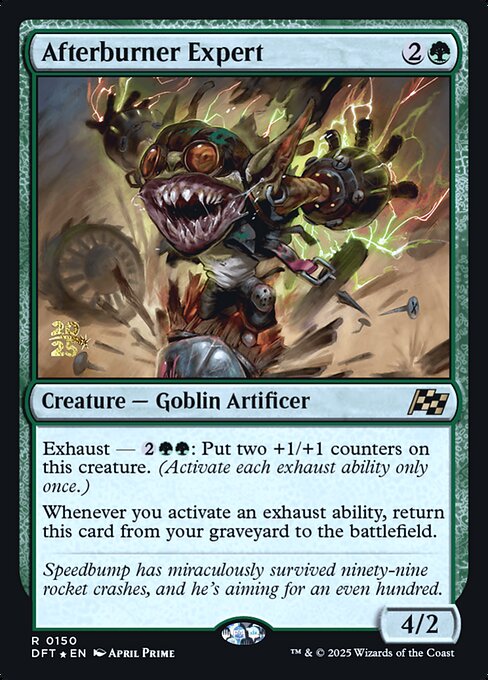 MTG Afterburner Expert PDFT 150s Prerelease Foil