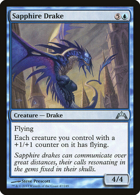 MTG Sapphire Drake GTC 047 Regular Nonfoil