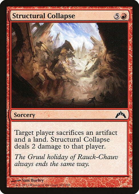 MTG Structural Collapse GTC 107 Regular Foil