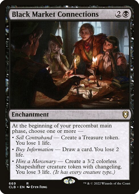 MTG Black Market Connections CLB 669 Commander Deck Nonfoil